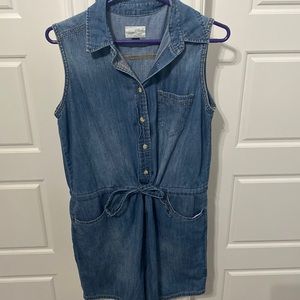 Universal Thread Jean Romper Size Small